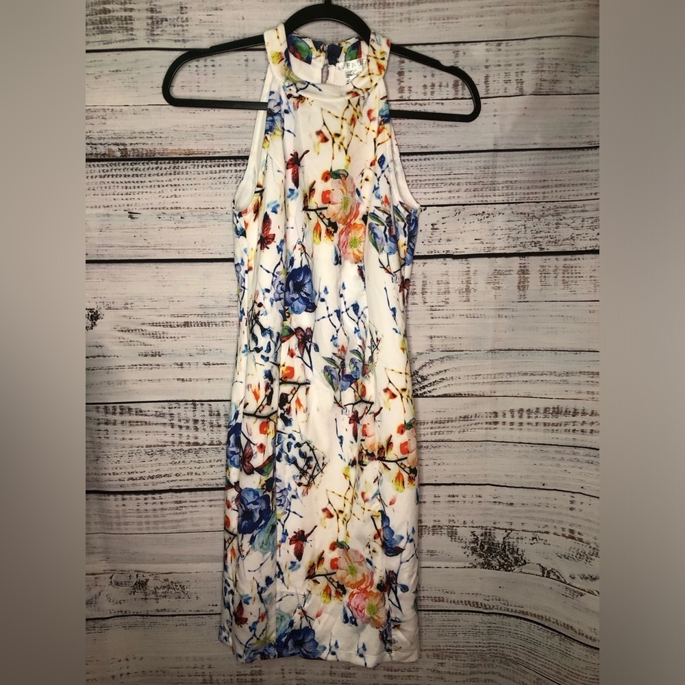 Venus Floral Women's Dress- Multicolor S - Picture 13 of 14
